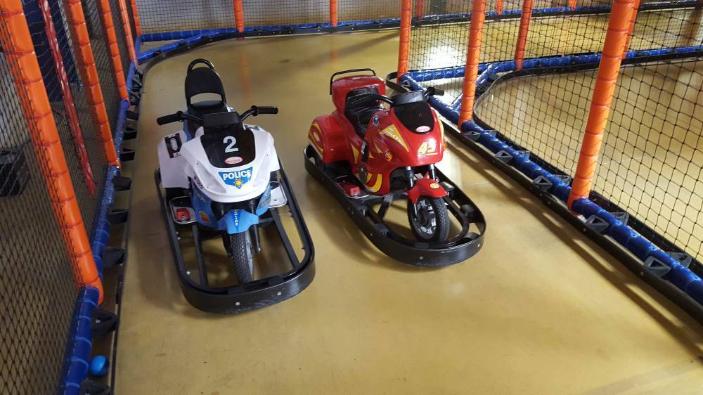 La piste moto pour les enfants